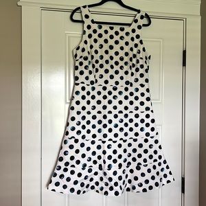 Talbots Fit and Flare Summer Dress Sz 12p